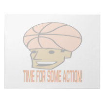 Time For Some Action Note Pad