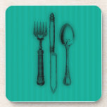 Time for Tea #4 Cutlery cork coasters
