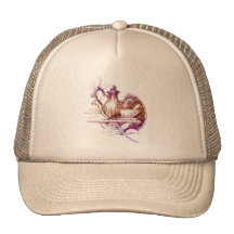 Time for Tea, Nostalgic Design Mesh Hats