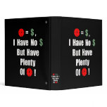 Time is money vinyl binders