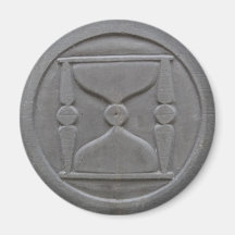 Time is Running Out - Cemetery Symbol Magnet