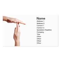 Time out business card