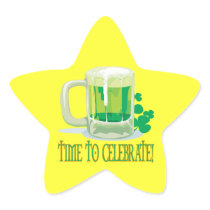 Time To Celebrate Star Sticker