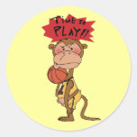 Time to play! (basketball) stickers