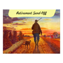Time w/ Best Buddy Retirement Party Invitation