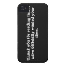 Time Wasted. Case-Mate iPhone 4 Cases