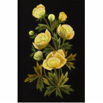 Timeless Globeflower Photo Sculpture Magnet