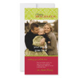 Timeless red and green Holiday photo card