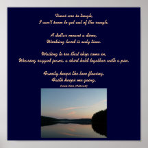 Times are so tough...Poem Poster