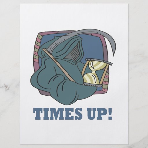 Times Up Full Colour Flyer