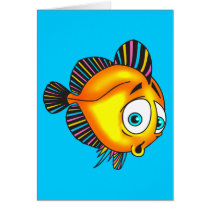Timid Fish Greeting Card