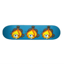 Timid Fish Custom Skate Board