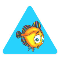 Timid Fish Sticker