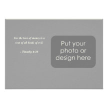 TIMOTHY 6-10 Bible Verse Custom Announcement