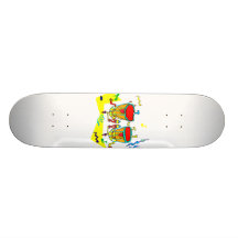 Timpani drums in abstract colours, typmani drum skate board deck