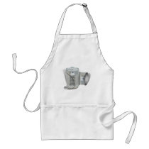 Tin Can Phone (Can you hear me NOW?) Apron