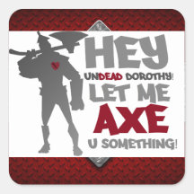 Tin-Man vs. Zombies sticker