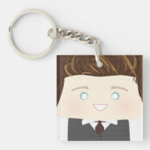 Tin Roof Rusted Square Acrylic Key Chains