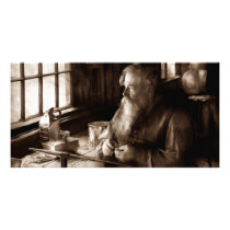 Tin Smith - Making toys for Children Photo Greeting Card