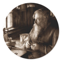 Tin Smith - Making toys for Children Round Sticker