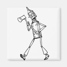 Tin Woodsman Refrigerator Magnets