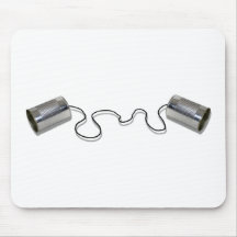 TinCansString061210Shadows Mousepads