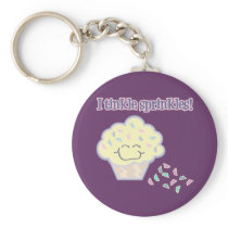 tinkle sprinkles funny cupcake key chains