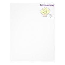 tinkle sprinkles funny cupcake customized letterhead
