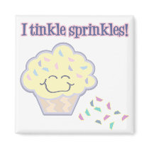 tinkle sprinkles funny cupcake magnets