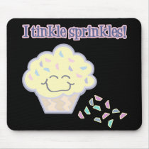 tinkle sprinkles funny cupcake mouse pads