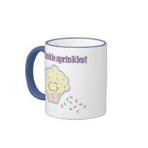 tinkle sprinkles funny cupcake coffee mug
