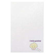 tinkle sprinkles funny cupcake customized stationery