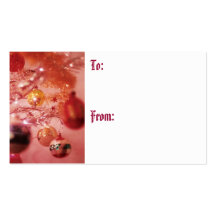 Tinsel Christmas Tree Business Card Template