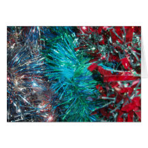 Tinsel Holiday Card