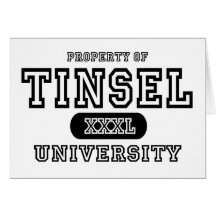 Tinsel University Greeting Cards