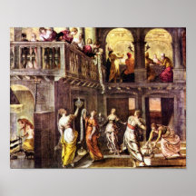 Tintoretto - The wise and foolish virgins Posters