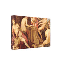 Tintoretto - Women Making Music Canvas Print