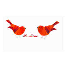 Tiny ACEO Valentine's Day Card Business Cards