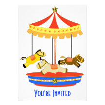 Tiny Carousel Invites