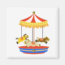 Tiny Carousel Magnets