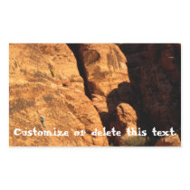 Tiny Climber; Customizable Rectangular Sticker