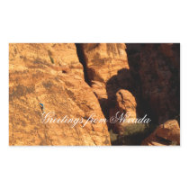 Tiny Climber; Nevada Souvenir Rectangle Sticker