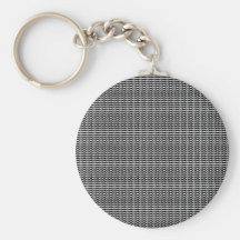 Tiny Curly Moustaches Keychain