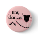 Tiny Dancer Round Ballet Button