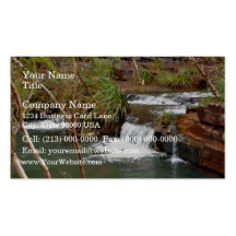 Tiny falls business cards