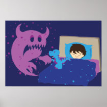 Tiny Protector T-Rex Poster
