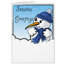 Tiny Snowman Cards