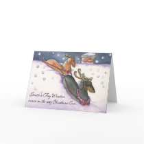Tiny Weindeer Christmas Card