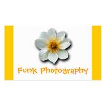 Tiny White Flower Business Card Templates