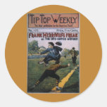 Tip Top Weekly Magazine Cover Round Stickers